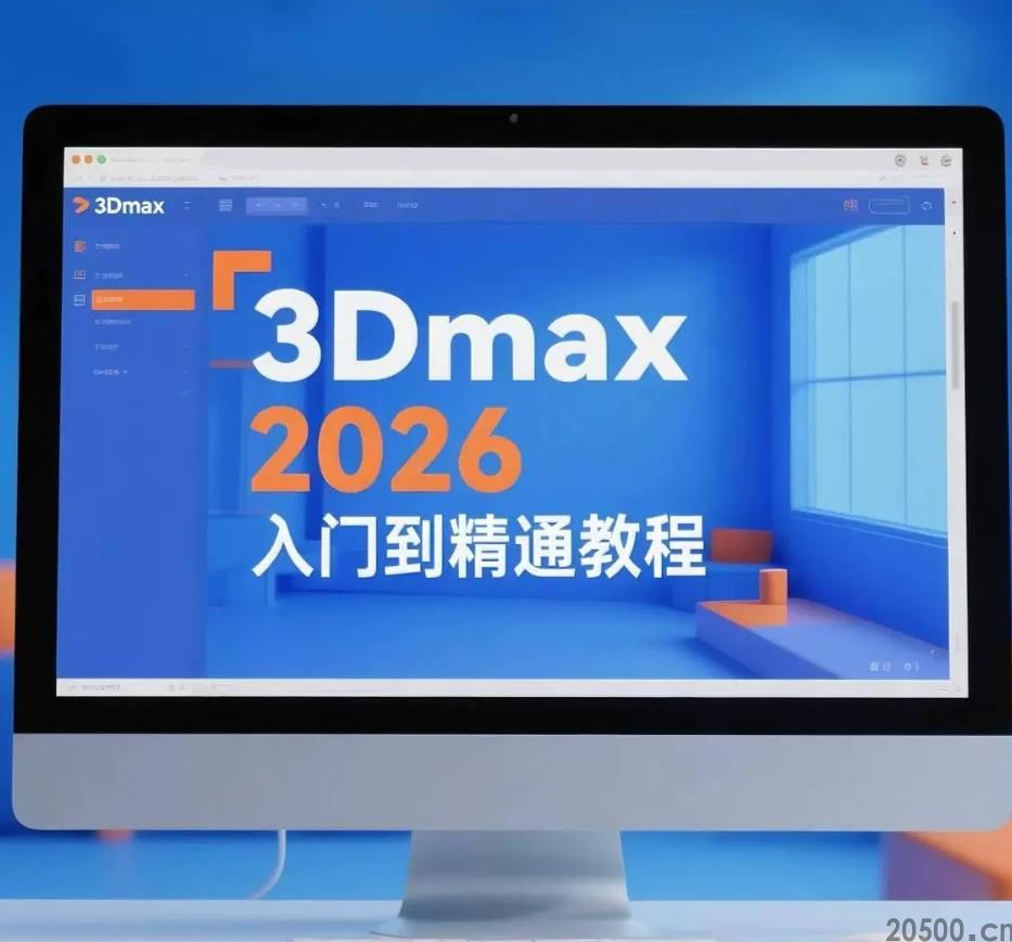 3Dmax 2026 从入门到精通 零基础系统教程 含素材 新手