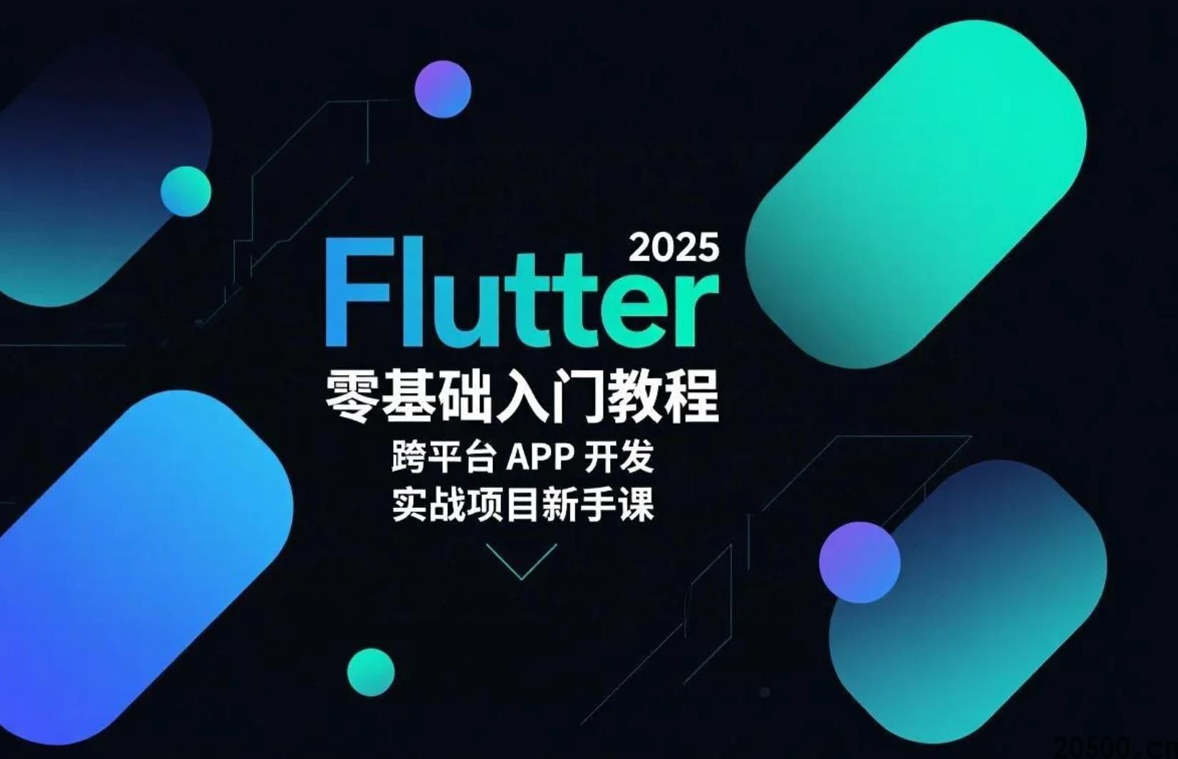 Flutter 2025 零基础入门教程 跨平台 APP 开发 实战项目新手课